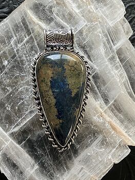 Blue Azurite Crystal Stone Jewelry Pendant #pcx4Yo06vl0